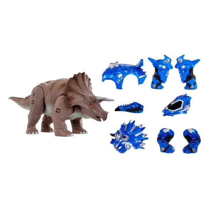 ARMOSAURS-552291-EUC-Armosaurs Armor-Up Dinosaur- Triceratops - Cobalt