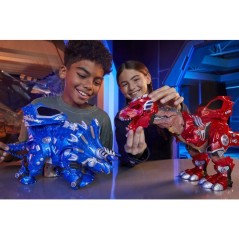 ARMOSAURS-552291-EUC-Armosaurs Armor-Up Dinosaur- Triceratops - Cobalt