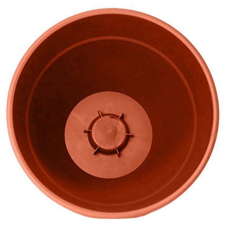 Pot de fleurs Rond - Ø 50 cm - EDA - OSAKA - 56,8 L - Intérieur/Extérieur - Ø 52 x H. 42,9 cm - Orange Terre Battue Pot de fleurs Rond - Ø 50 cm - EDA - OSAKA - 56,8 L - Intérieur/Extérieur - Ø 52 x H. 42,9 cm - Orange Terre Battue