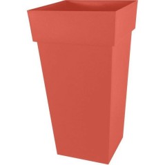 Pot de fleurs XXL carré - Toscane - EDA - 44 x 44 x H. 80 cm - Intér