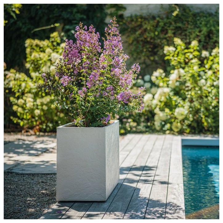 Jardiniere Muret - EDA - Volcania - 116 L - Intérieur/Extérieur - Décor Pierre - 99,5 x 39,5 x H. 60 cm - Beige Calcaire Jardiniere Muret - EDA - Volcania - 116 L - Intérieur/Extérieur - Décor Pierre - 99,5 x 39,5 x H. 60 cm - Beige Calcaire