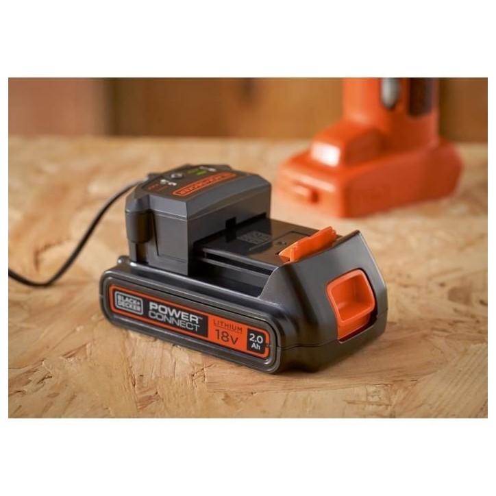 Batterie 18V 2 Ah - BLACK+DECKER - BL2018-XJ - B&D Power Connect Batterie 18V 2 Ah - BLACK+DECKER - BL2018-XJ - B&D Power Connect