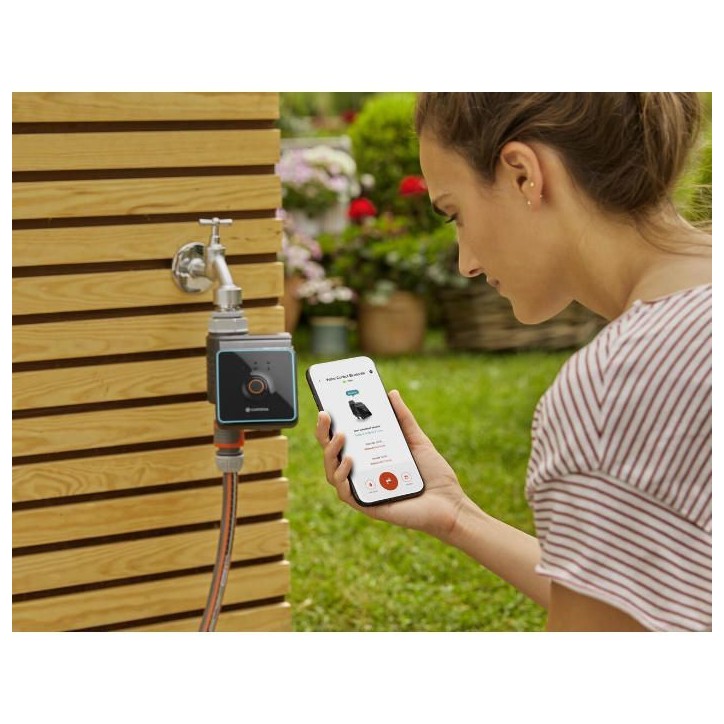 Programmateur - GARDENA - Bluetooth - Pour robinets 20/27 et 26/34 - 3 programmes indépendants Programmateur - GARDENA - Bluetooth - Pour robinets 20/27 et 26/34 - 3 programmes indépendants