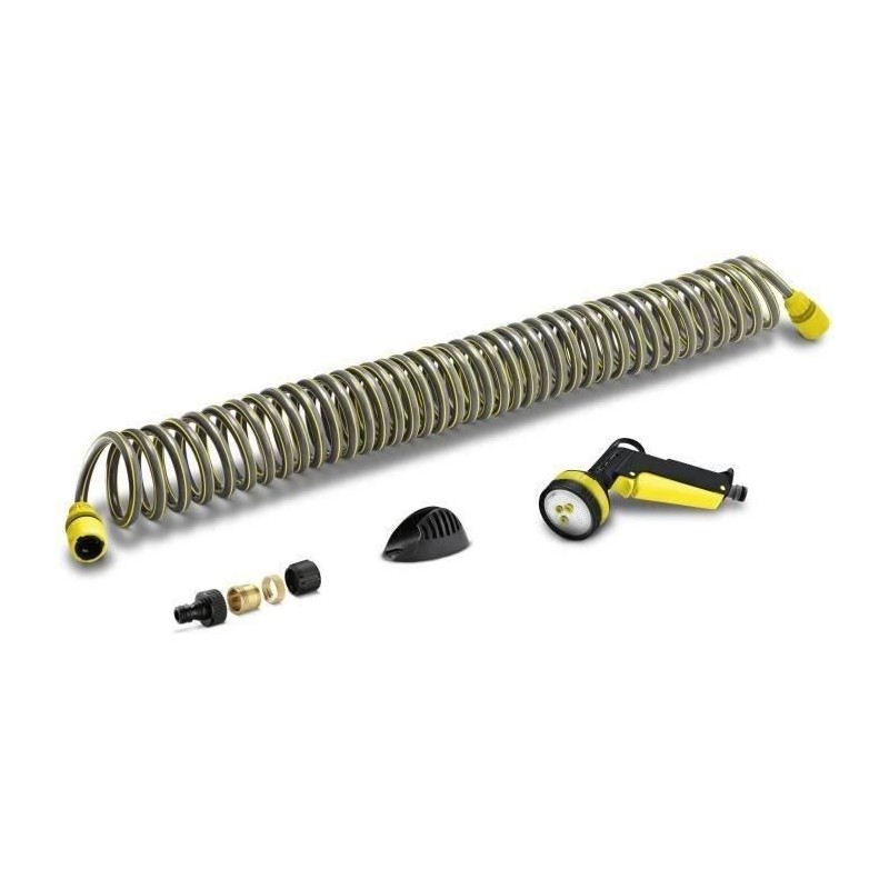 Set spirale d'arrosage - KÄRCHER - 10m - Pistolet multifonction - Rac Set spirale d'arrosage - KÄRCHER - 10m - Pistolet multifonction - Rac