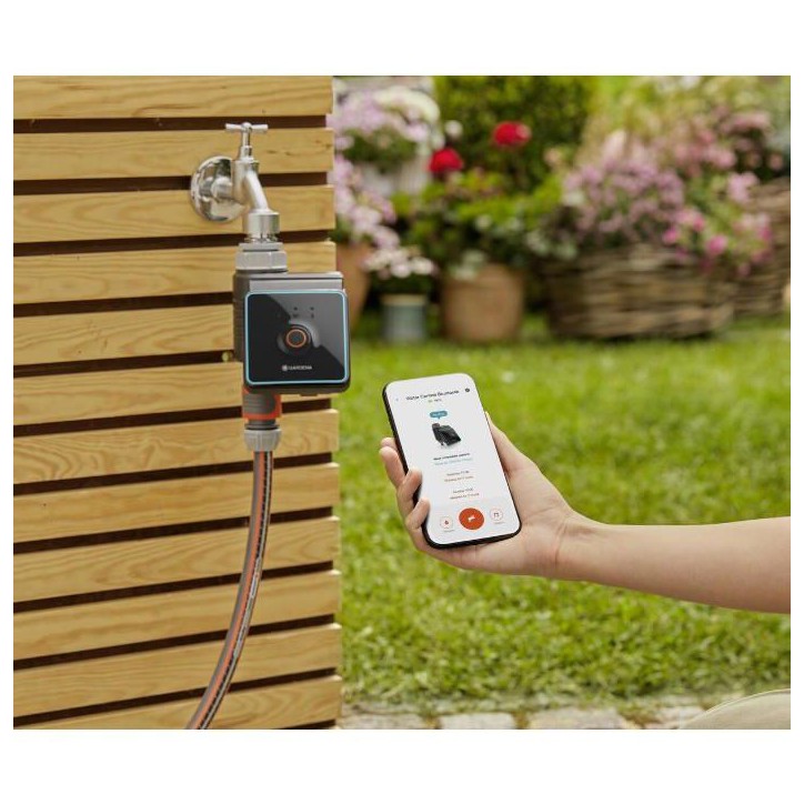 Programmateur - GARDENA - Bluetooth - Pour robinets 20/27 et 26/34 - 3 programmes indépendants Programmateur - GARDENA - Bluetooth - Pour robinets 20/27 et 26/34 - 3 programmes indépendants