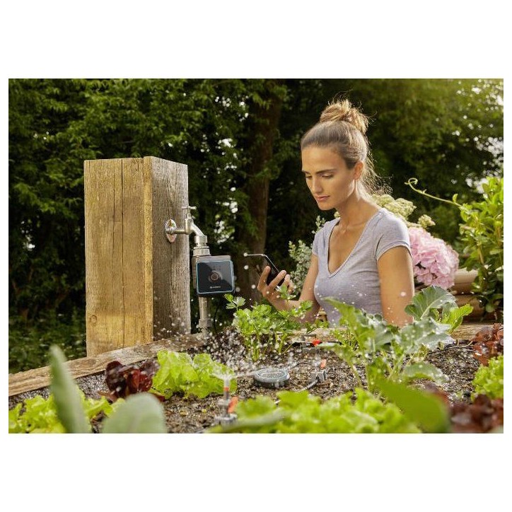 Programmateur - GARDENA - Bluetooth - Pour robinets 20/27 et 26/34 - 3 programmes indépendants Programmateur - GARDENA - Bluetooth - Pour robinets 20/27 et 26/34 - 3 programmes indépendants