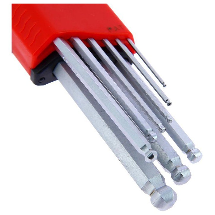 9 Clés hexagonales 1,5 a 10 mm - PRECISION STEEL 9 Clés hexagonales 1,5 a 10 mm - PRECISION STEEL
