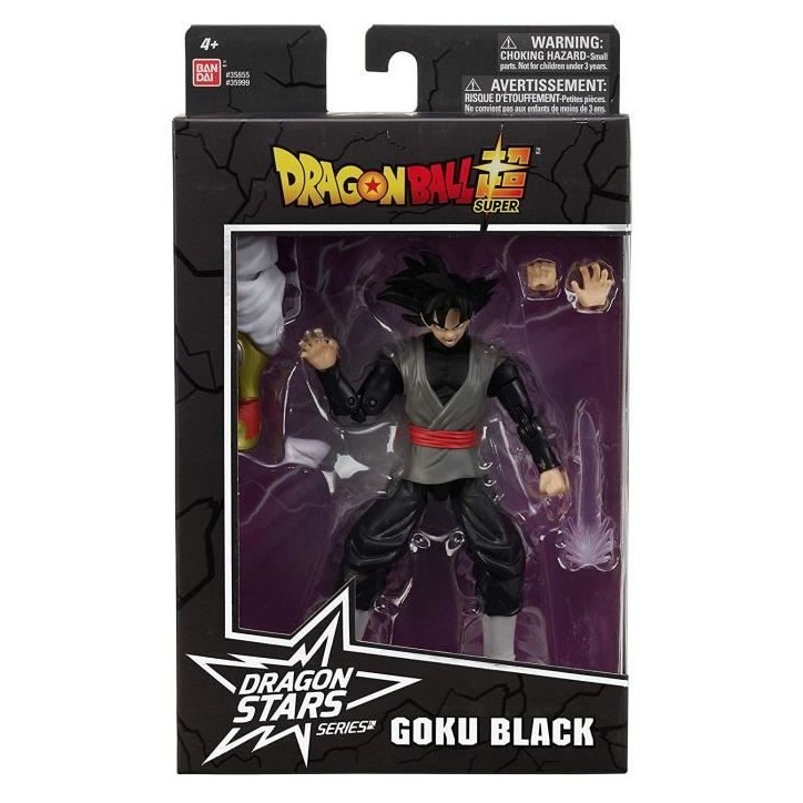 Figurine Dragon Ball 17cm - BANDAI - Goku Black+ Broly Part. 6 - Collectionnez tous les héros de la série ! Figurine Dragon Ball 17cm - BANDAI - Goku Black+ Broly Part. 6 - Collectionnez tous les héros de la série !