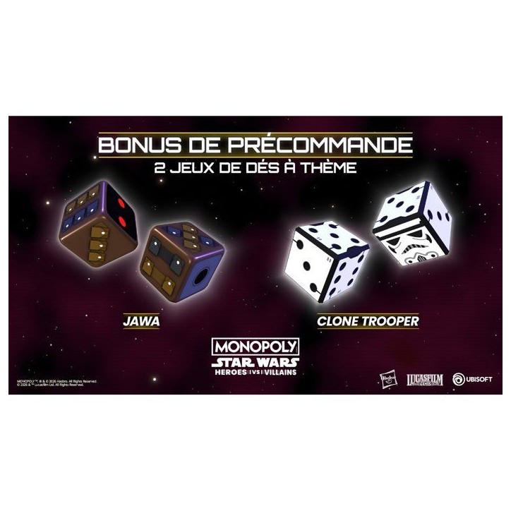 Monopoly: Star Wars Heroes VS Villains • Jeu Nintendo Switch 2 Monopoly: Star Wars Heroes VS Villains • Jeu Nintendo Switch 2