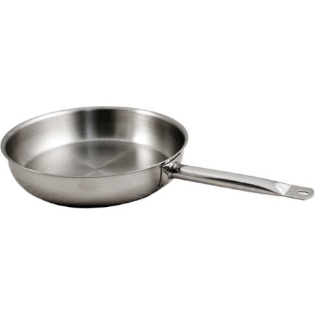 Poele - BAUMALU - Ligne Professionnelle 28 - Inox - Large diametre - H