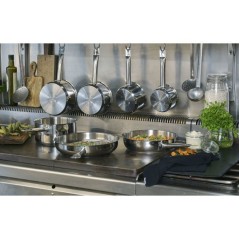Casseroles - BAUMALU - Ligne Professionnelle - Inox - Set 5 pieces - 12 a 20 cm