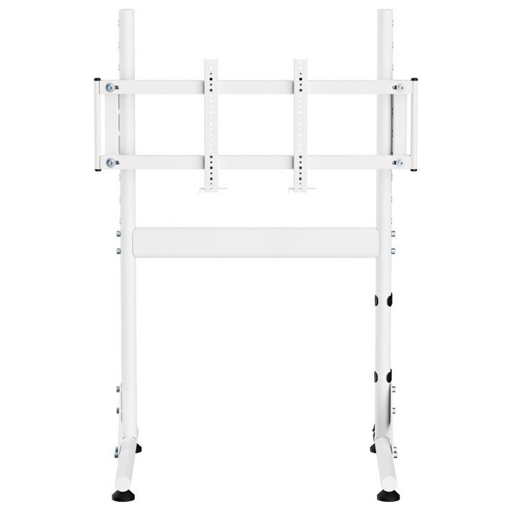 Support d'écran - OPLITE - NitroKart Monitor Stand V2 - Blanc - Réglable - Stable - Immersion renforcée Support d'écran - OPLITE - NitroKart Monitor Stand V2 - Blanc - Réglable - Stable - Immersion renforcée