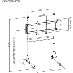 Support d'écran - OPLITE - NitroKart Monitor Stand V2 - Noir - Régla