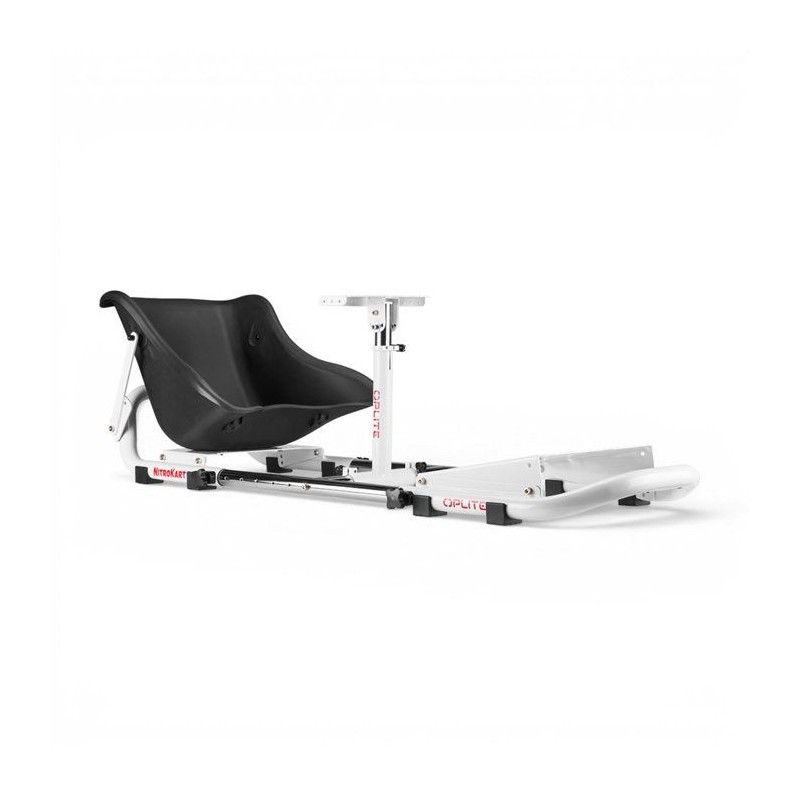 Cockpit de simulation racing - OPLITE - NitroKart V2 - Blanc - Ergonom