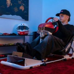 Cockpit de simulation racing - OPLITE - NitroKart V2 - Noir - Ergonomique - Réglable - Immersion totale