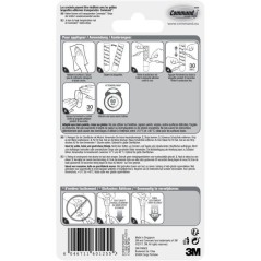 3M COMMAND Mini crochet clear - Transparent