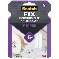 3M Ruban adhésif double face miroir - 1,5mx19mm