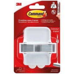 3M Crochet Plastique Coinceur - Blanc