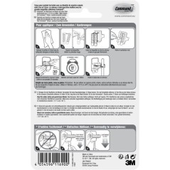 3M Crochet Plastique Coinceur - Blanc