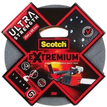 3M Toile de Réparation Extremium Ultra - Noir - 25mx48mm