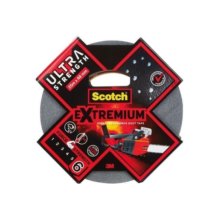 3M Toile de Réparation Extremium Ultra - Noir - 25mx48mm