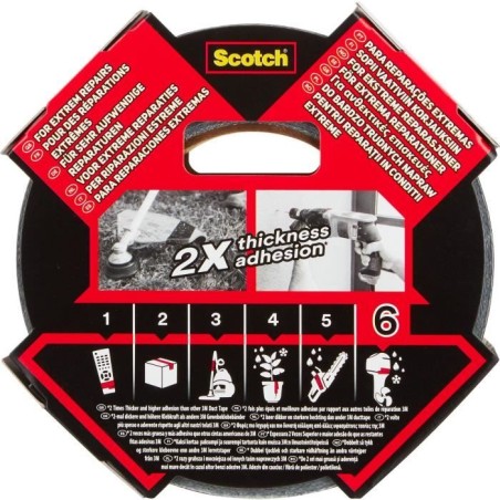 3M Toile de Réparation Extremium Ultra - Noir - 25mx48mm