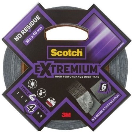 3M Toile de Réparation Extremium No Residue - Gris - 18mx48mm