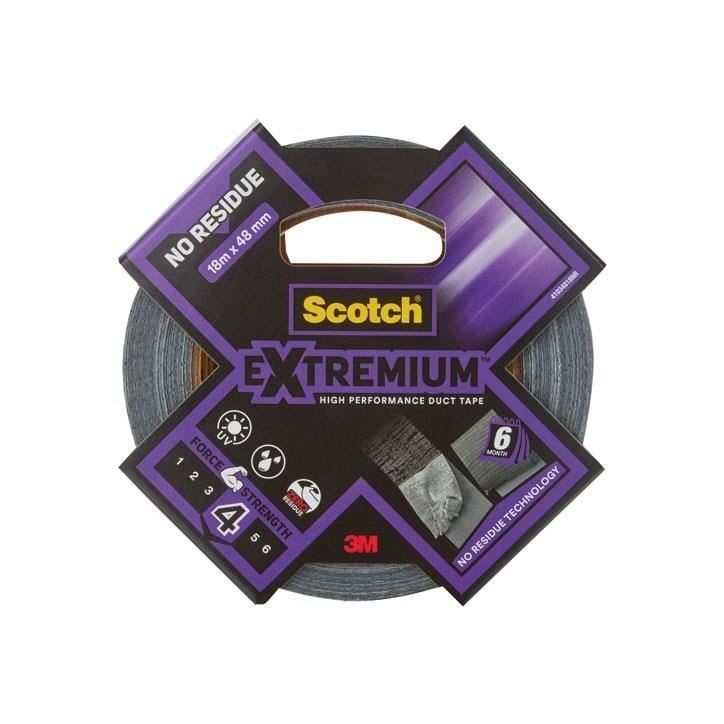 3M Toile de Réparation Extremium No Residue - Gris - 18mx48mm
