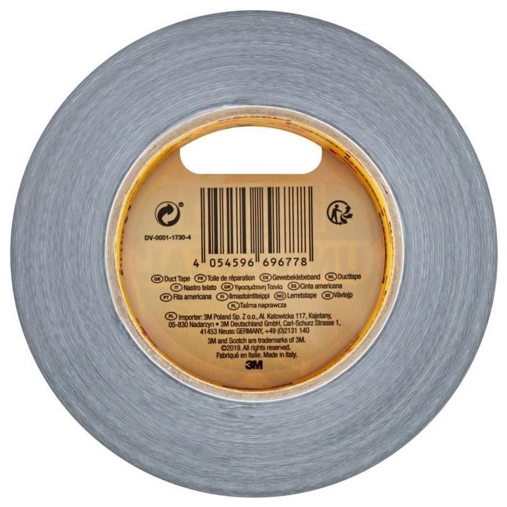 3M Toile de Réparation Universal - Gris - 50mx48mm 3M Toile de Réparation Universal - Gris - 50mx48mm