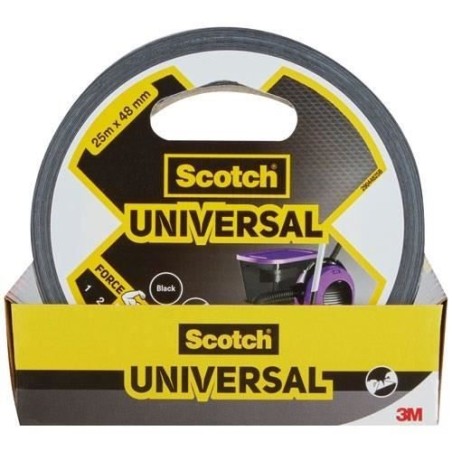 3M Toile de Réparation Universal - Noir - 25mx48mm