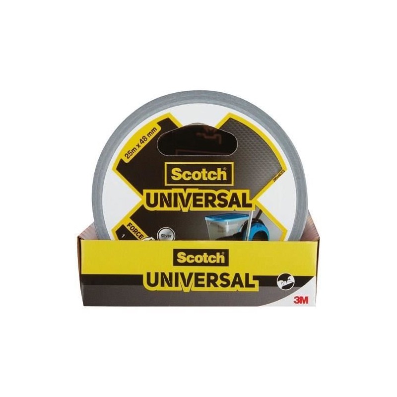 3M Toile de Réparation Universal - Gris - 25mx48mm