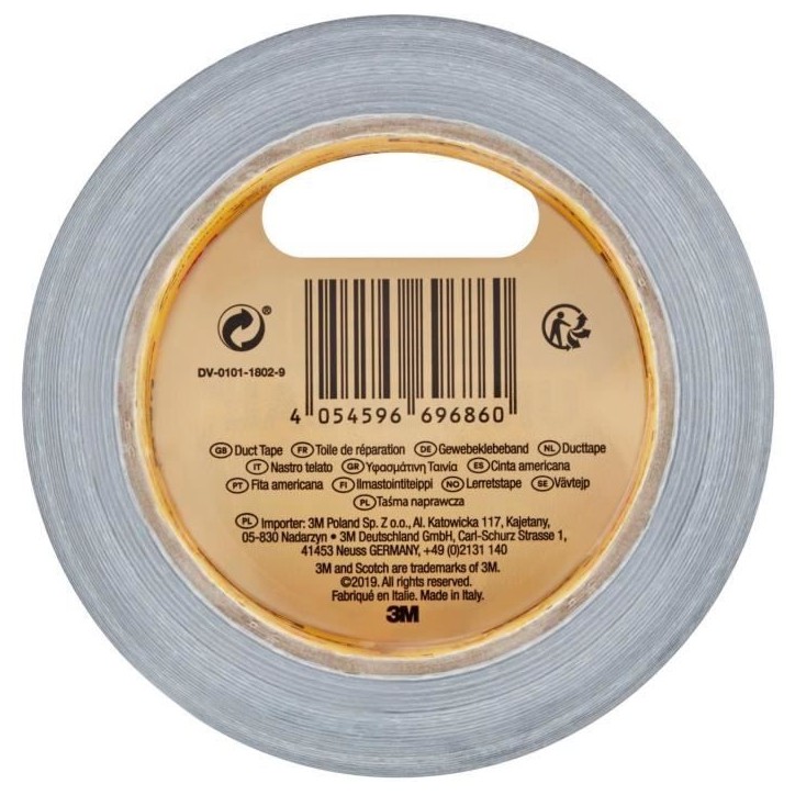 3M Toile de Réparation Universal - Gris - 25mx48mm 3M Toile de Réparation Universal - Gris - 25mx48mm