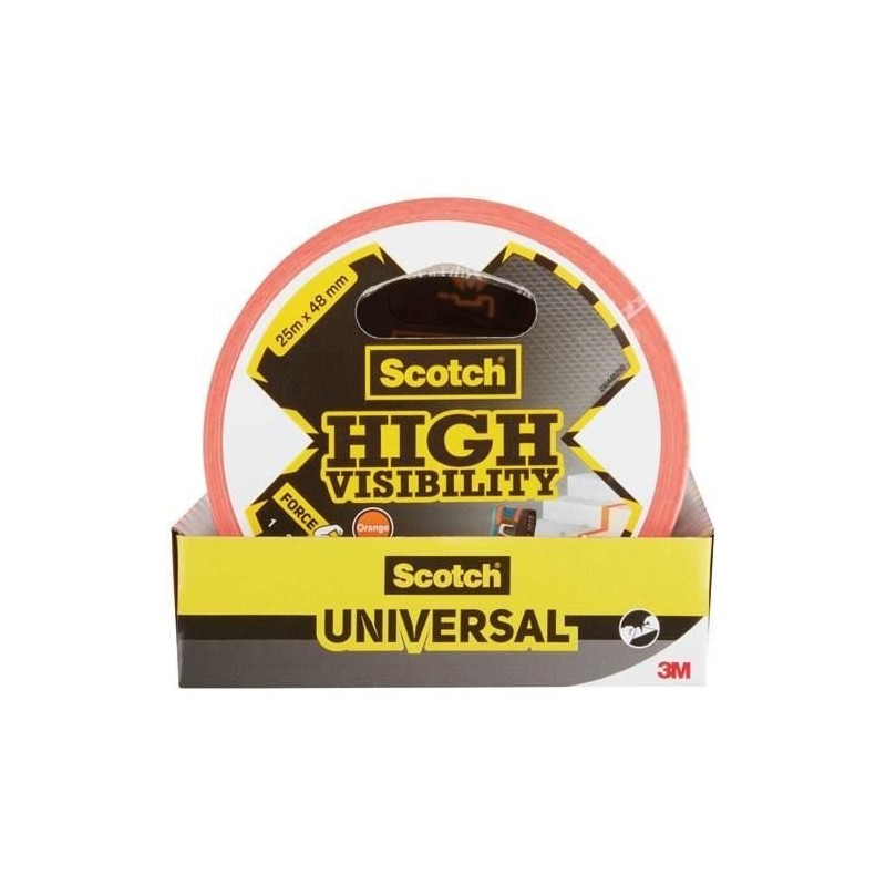 3M Toile de Réparation Universal High Visibility - Orange - 25mx48mm