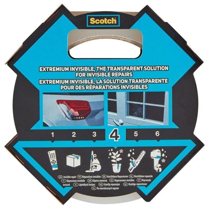 3M Toile de Réparation Extremium Invisible - Transparent - 20mx48mm 3M Toile de Réparation Extremium Invisible - Transparent - 20mx48mm