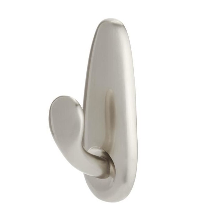 3M Crochet Métal Déco Nickel Brossé - Moyen Modele 3M Crochet Métal Déco Nickel Brossé - Moyen Modele