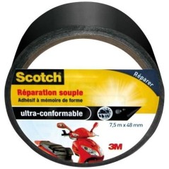 3M SCOTCH Adhésif de réparation souple - 7,5 m x 48 mm - Gris