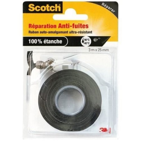 3M SCOTCH Ruban adhésif auto-amalgamant - 3 m x 25 mm - Noir