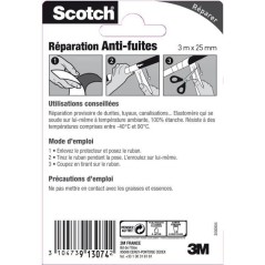 3M SCOTCH Ruban adhésif auto-amalgamant - 3 m x 25 mm - Noir