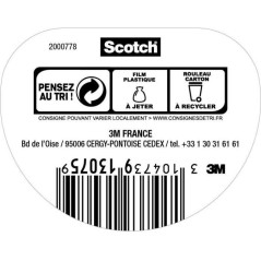 3M SCOTCH Ruban adhésif - 15 m x 48 mm - Spécial surface métallique