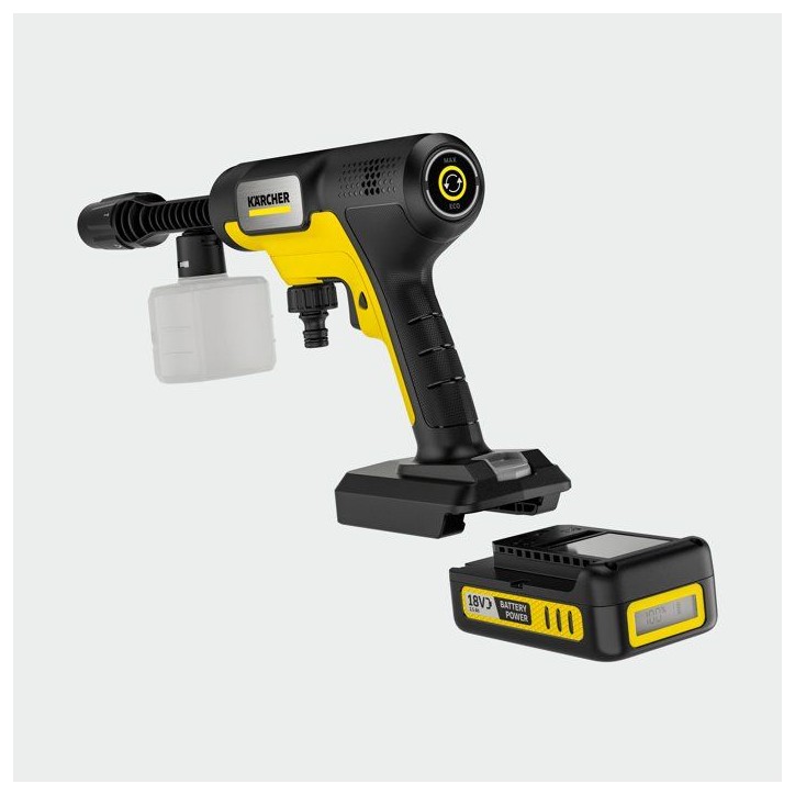 Nettoyeur mobile portatif et sans fil OC 7-18 KARCHER - 24 bar - 200l/h - Sans batterie amovible