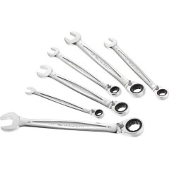 Coffret de 6 clés mixtes a cliquets FACOM -467B.JE6PB - Ouvertures de