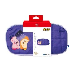 Pochette rembourrée de protection - HORI - Nintendo Switch 2 - Rangement accessoires et jeux - Motif Kirby et Waddle Dee - Viol