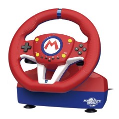 Volant de course - HORI - Mario Kart World Racing Wheel Pro Mini - Bouton C - Pédales - Nintendo Switch 2