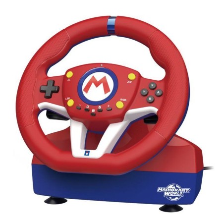 Volant de course - HORI - Mario Kart World Racing Wheel Pro Mini - Bouton C - Pédales - Nintendo Switch 2