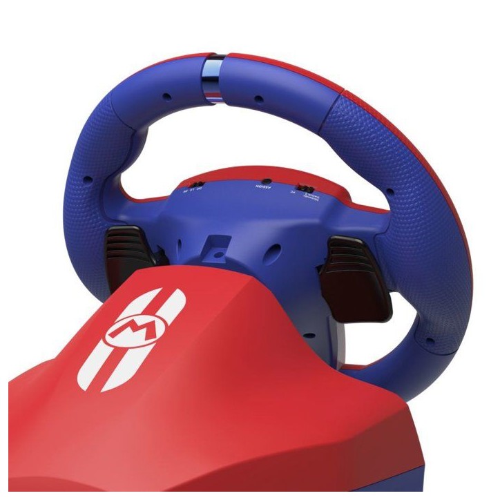 Volant de course - HORI - Mario Kart World Racing Wheel Pro Mini - Bouton C - Pédales - Nintendo Switch 2