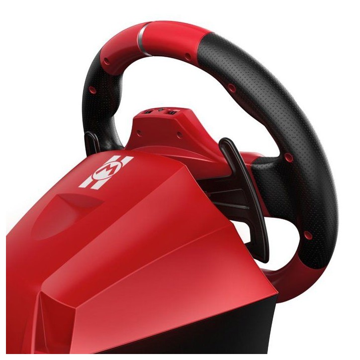 Volant de course - HORI - Mario Kart World Racing Wheel Pro Deluxe - Bouton C - Pédales - Nintendo Switch 2 Volant de course - HORI - Mario Kart World Racing Wheel Pro Deluxe - Bouton C - Pédales - Nintendo Switch 2