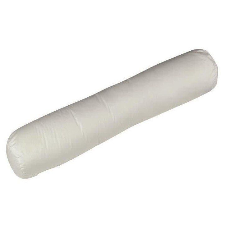 BLANREVE Traversin en coton - 180 cm - Blanc