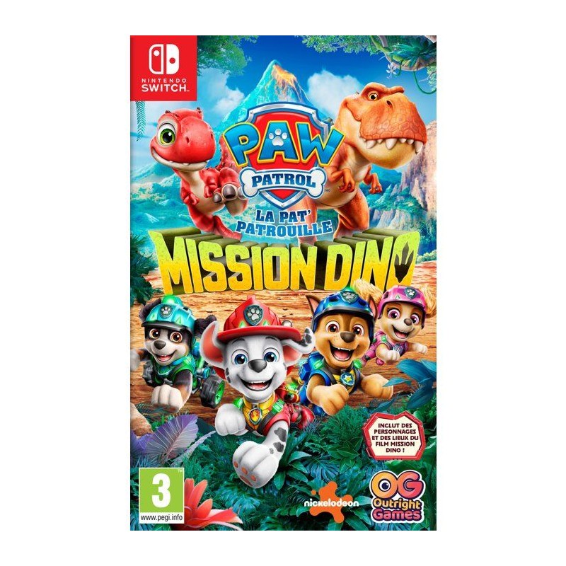 PAW Patrol La Pat'Patrouille Mission Dino - JEU SWITCH