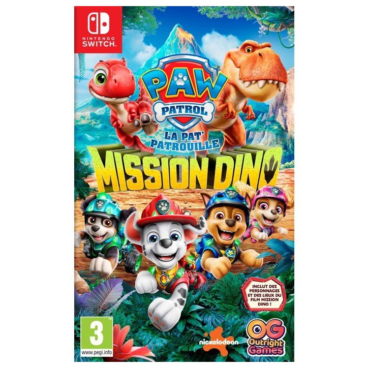 PAW Patrol La Pat'Patrouille Mission Dino - JEU SWITCH