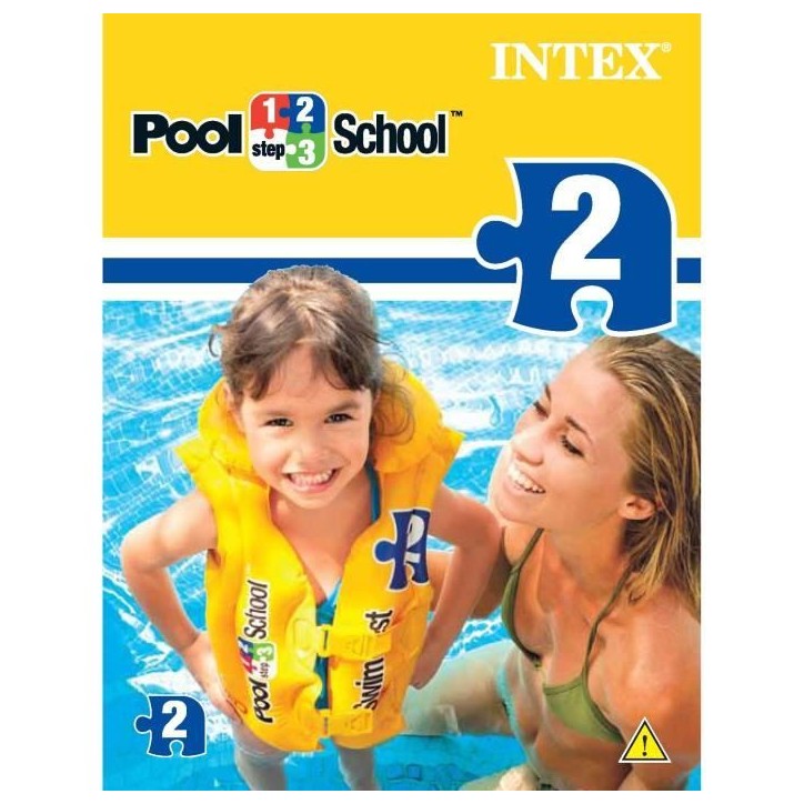 INTEX Gilet d'apprentissage de natation / sauvetage enfant Pool School - 58660NP INTEX Gilet d'apprentissage de natation / sauvetage enfant Pool School - 58660NP